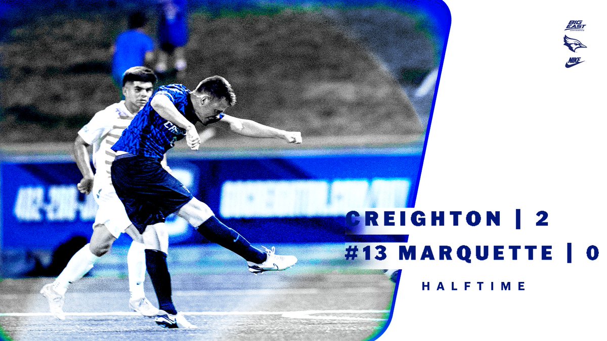 Halftime
#13 Marquette 0
Creighton 2