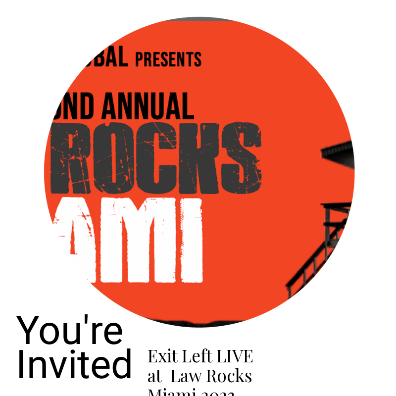 ExitLeftMiami's tweet photo. Exit Left is super psyched to be performing at the 2nd Annual Law Rocks Miami! Friday, November 10th!  We'll be rockin' to raise funds for the Alzheimer's Association. Learn more, get tickets, and/or donate at https://t.co/Eth1oy8aF1 

https://t.co/IuYWJMo56M
#lawrocks https://t.co/9tFoVRTJRh