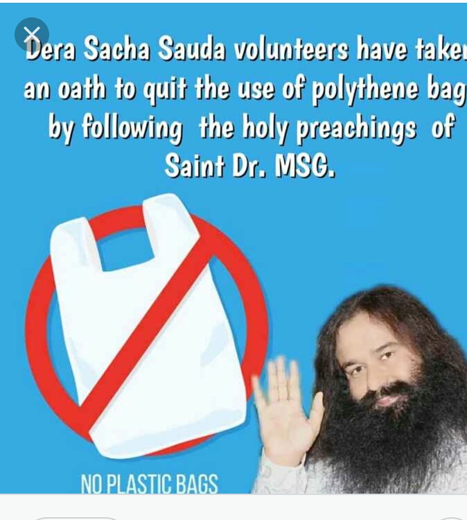 PinkiPi85104342's tweet photo. Polythene being biodegradable ,can persist in the environment for hundreds of years,leading to long term pollution.Saint MSG insan inspired million people stop use of polythene and adopt jute begs.
#ByeByeEthene https://t.co/dtkAesavhV