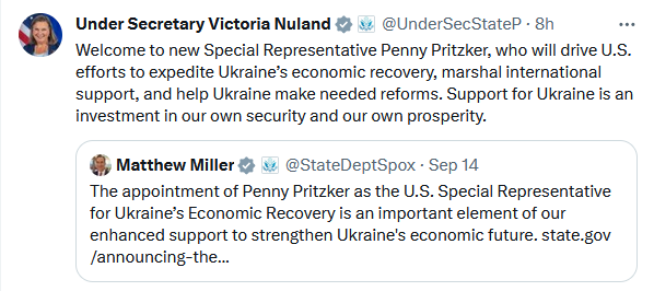 StudentOfDrA's tweet photo. So the Bolsheviks (neo-con war mongers) got their war that killed half a million to satisfy their sadistic bloodlust, now they will profit financially by the aftermath. When are the tribunals across the globe for the war crimes? #UkraineProxyWar https://t.co/vxjHjz90rY