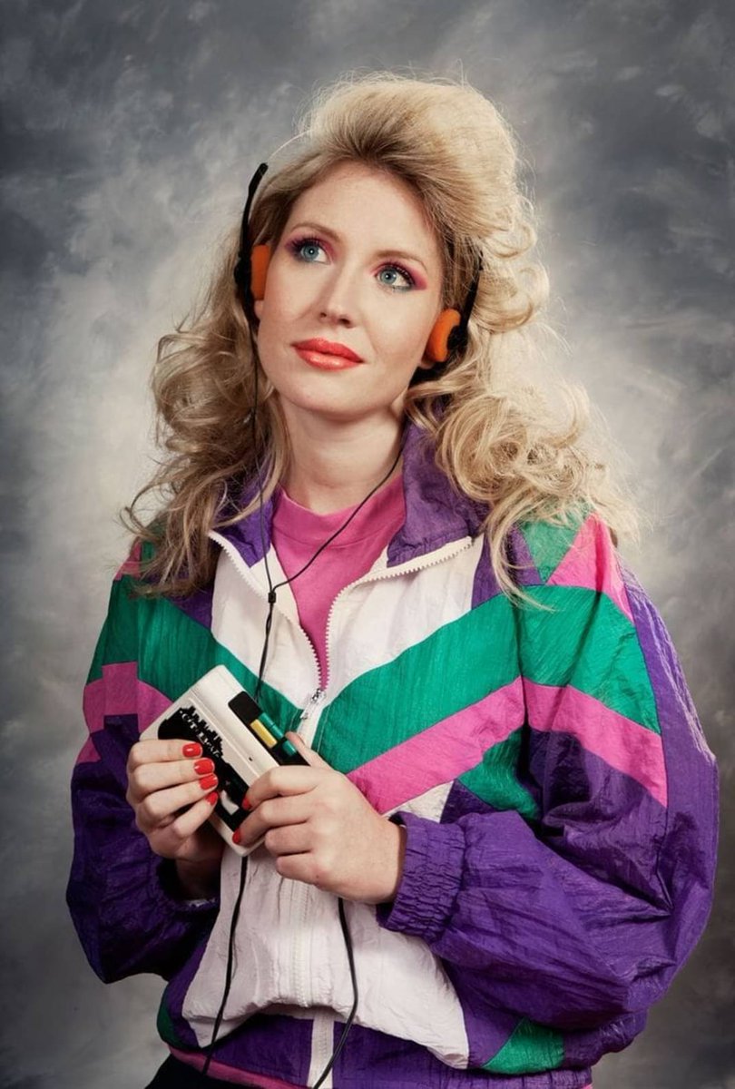 What is she listening to? Wrong answers only