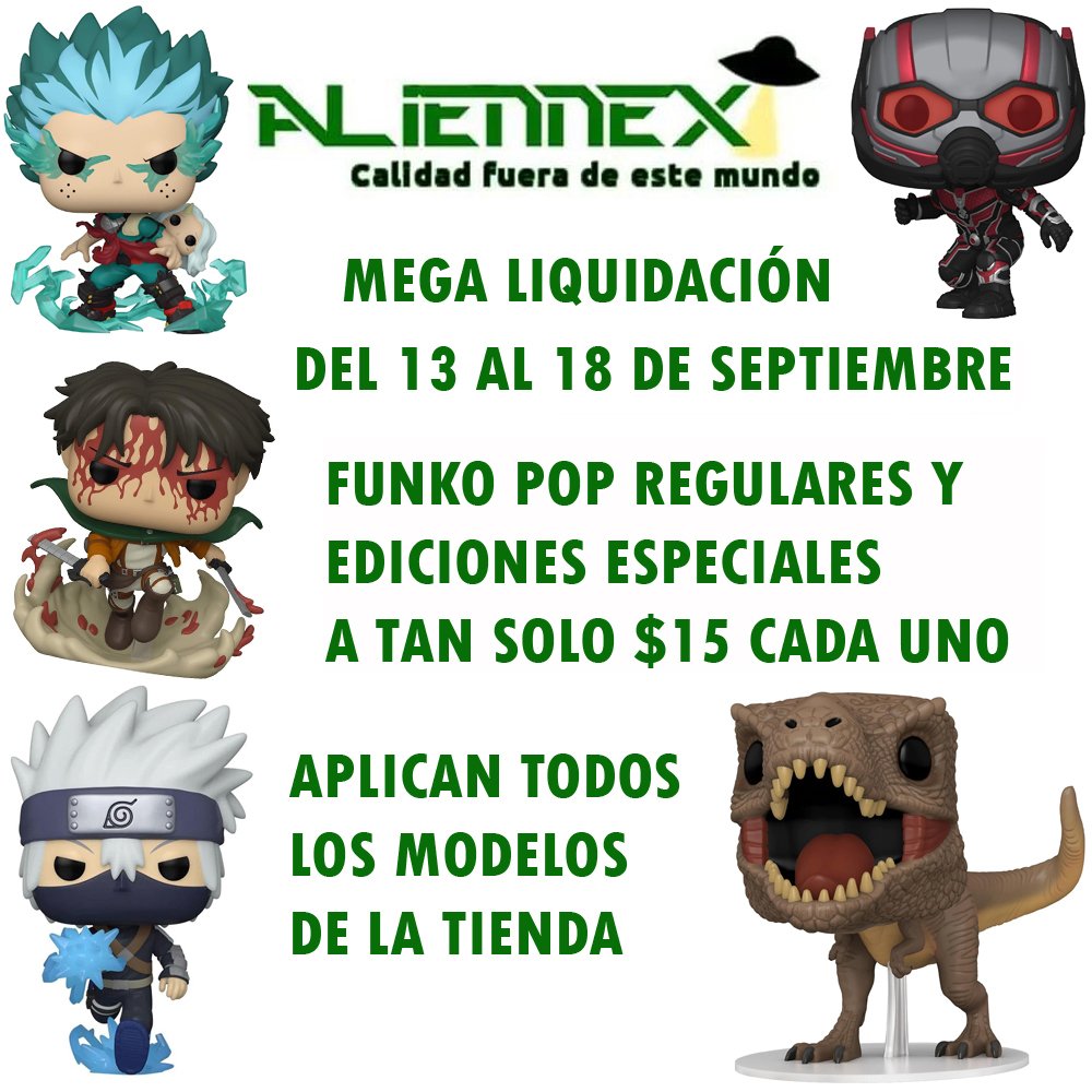 AliennexEcuador's tweet photo. 👽👽MEGA LIQUIDACIÓN DEL 13 AL 18 DE SEPTIEMBRE 2023👽👽

FUNKO POP REGULARES Y EDICIONES ESPECIALES A TAN SOLO $15 CADA UNO

ENVÍOS A DOMICILIO A TODO EL PAÍS 🚚🚛🚚🚛

DIRECCIÓN: Pio Valdiviezo E447 y Guepi atras del Hotel Savoy Inn en el sector del Inca al norte de Quito https://t.co/2vYTY14fQY