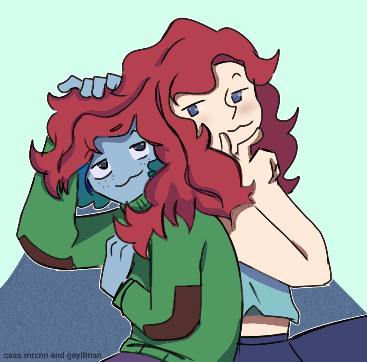 CassIsCrazy's tweet image. Cuando mi la imagen me acordé de ellas
#chelby #teenagekraken #RubyGillman #chelseavanderzee
Mi dibujo // la inspiración