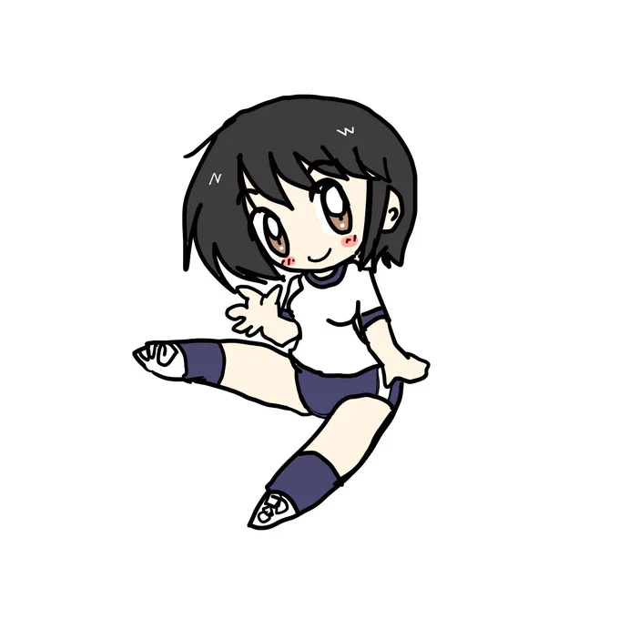 #いいねした人は私のアイコンを自分の絵柄で描く描いたのは12年前ですね。12年後の絵柄はこう変わりました。アイコン版の制服に体操着バージョンのお好きな方を。ポーズも自由、ブルマの色はお好みの色で。皆様の絵柄を拝見して勉強したく思います。お手隙のときにでもよろしくお願いします 