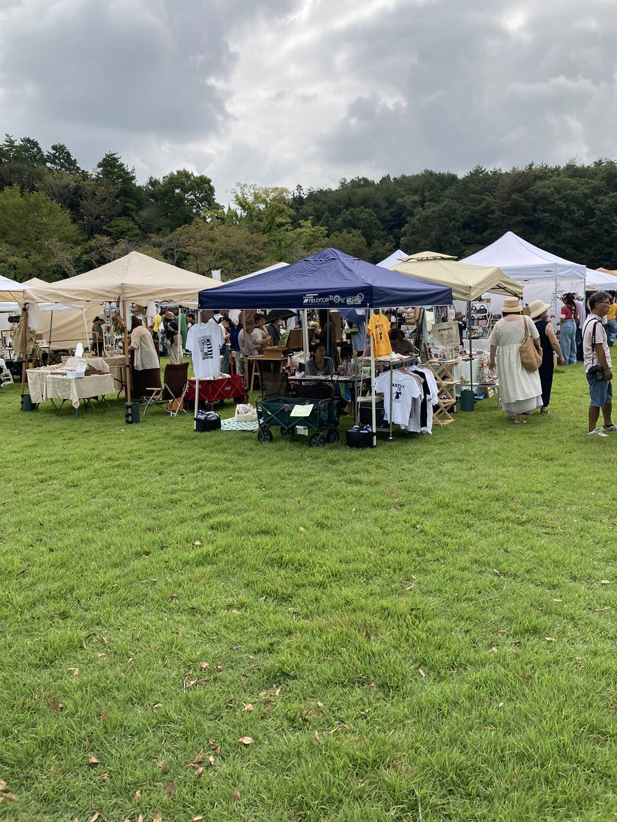 tanokura100人展、出店中です。
笠間芸術の森公園