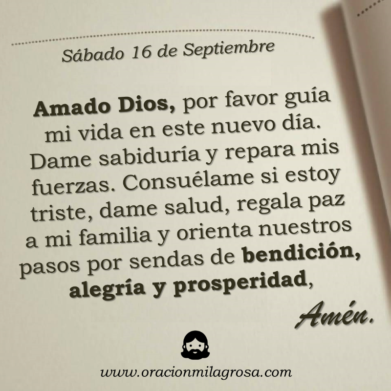 oracion_milagro's tweet photo. Oración para el sábado 16 de septiembre de 2023: https://t.co/bGZxJR4WBb