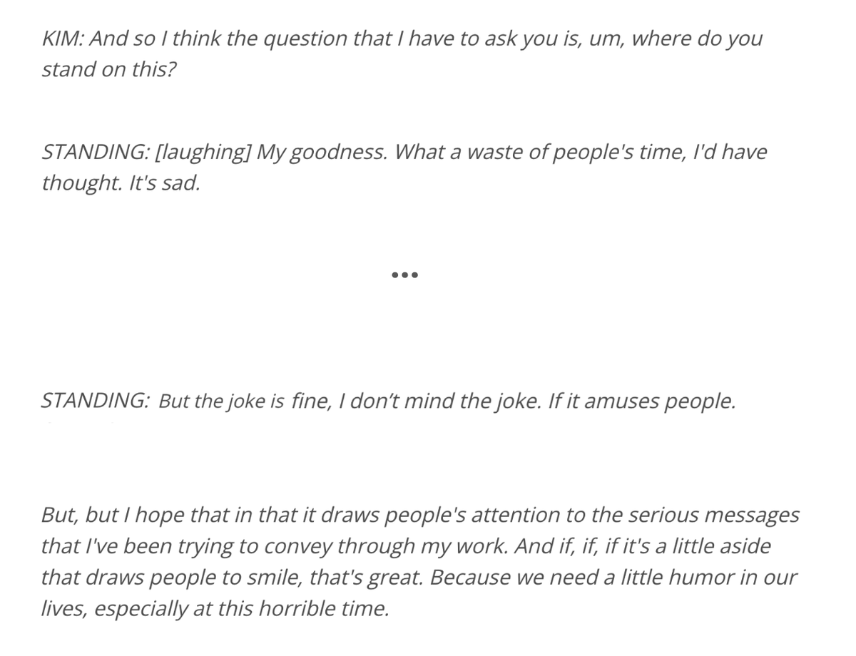 depthsofwiki's tweet image. On this day 11 years ago, a photographer took the iconic "Guy Standing sitting" photo. For years, Wikipedians debated whether the caption was too funny for an encyclopedia. Guy Standing, in a 2022 interview, could not stand for all the rigamarole