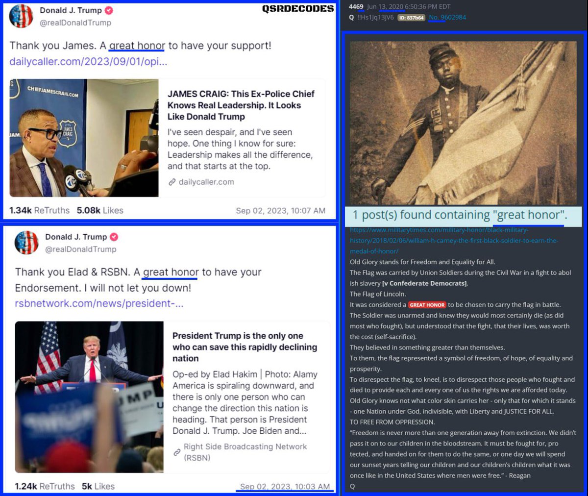 💥Q+ “GREAT HONOR” X2 (ONLY 1 DROP)

~QWORLD🍊RDER