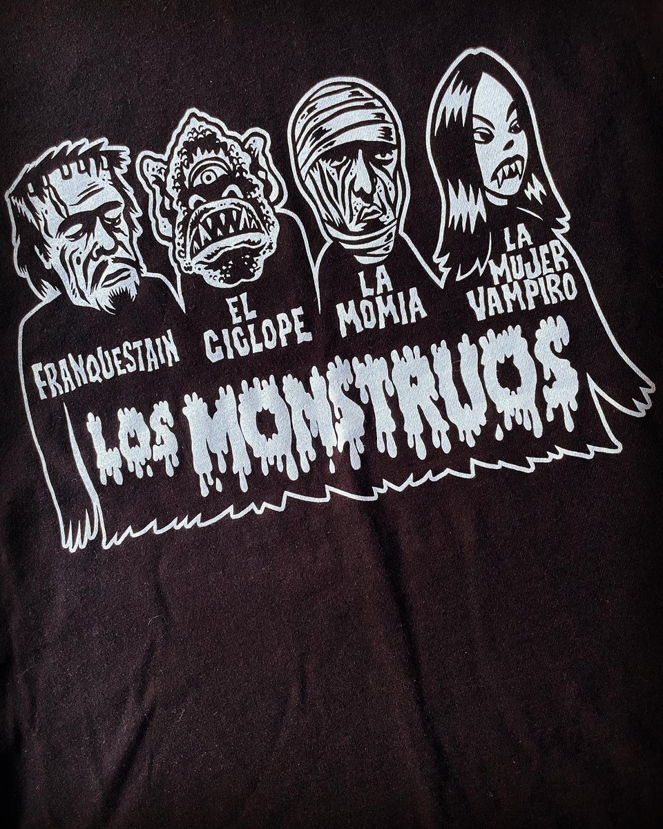 New tee for all you Santo and Blue Demon vs the Monsters tee. Up in the shop now