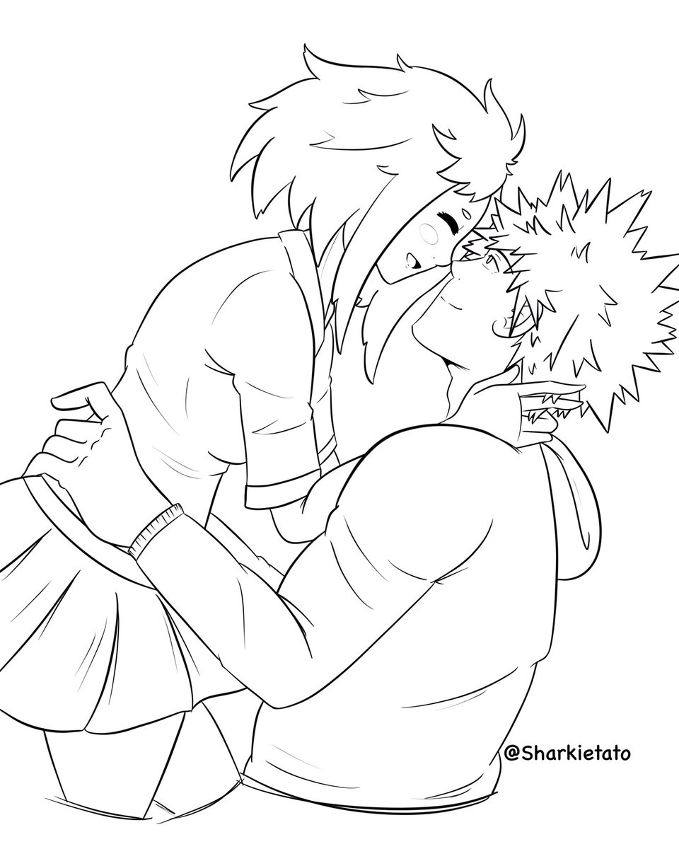 Sharkietato's tweet photo. Just a little #kachaco doodle tonight 🧡🩷 https://t.co/JCP4YWw00Y