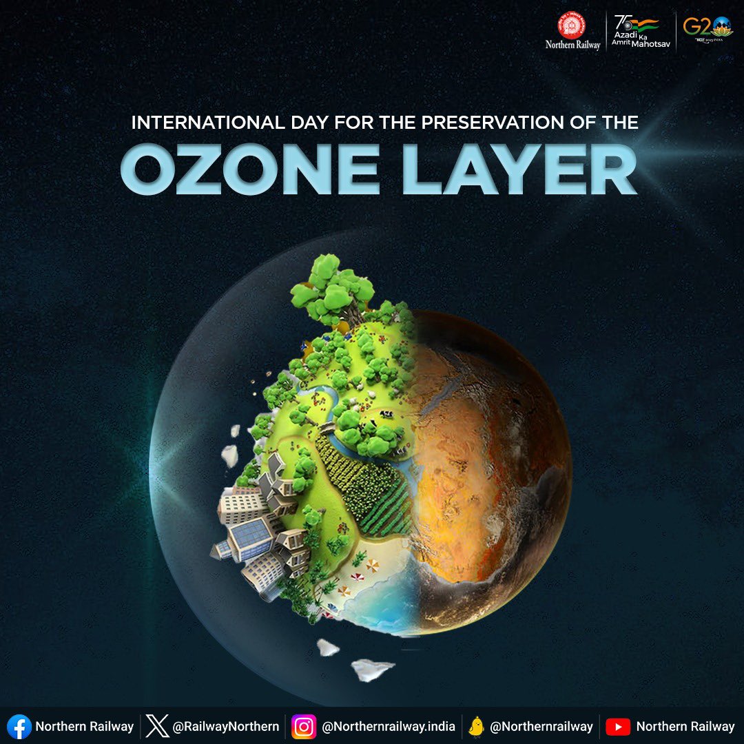 Protecting the PROTECTOR - OZONE!

Let us commit ourselves to using more sustainable practices that lead to a clean and green earth for the future generations to come! 🌱🌎

#OzoneDay