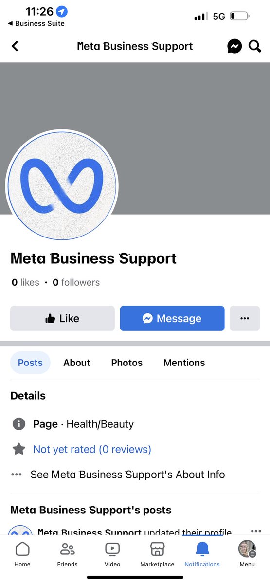 alluredigital's tweet photo. Beware of a Meta/Facebook Page scam that is currently affecting many Facebook Business Pages which ‘detects unusual activity’ and states that your page ‘goes against Meta community standards’. #metascam #facebookscam #phishingscam @Meta @facebook @Scamwatch_gov https://t.co/ppazt75HJr