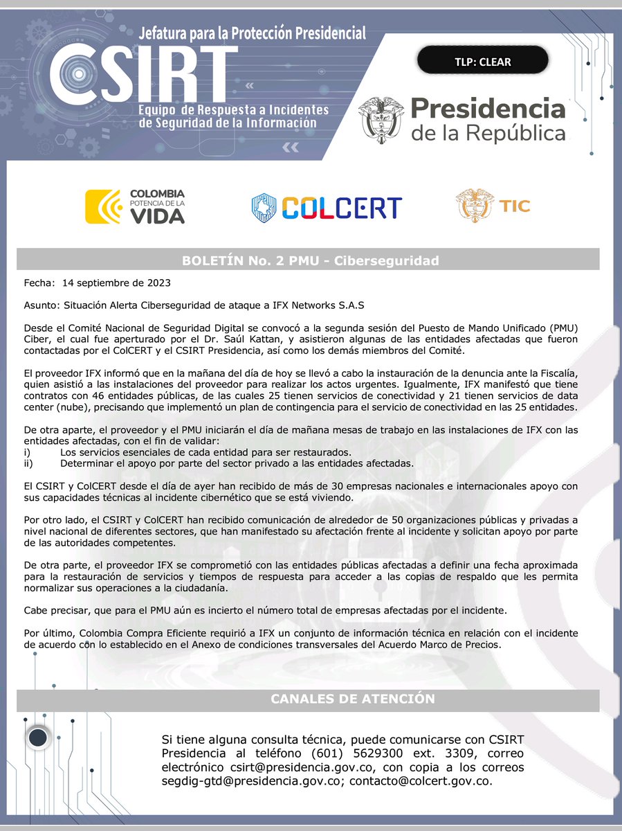 Si asi es un boletín.. no se que pensar en lo que están haciendo...