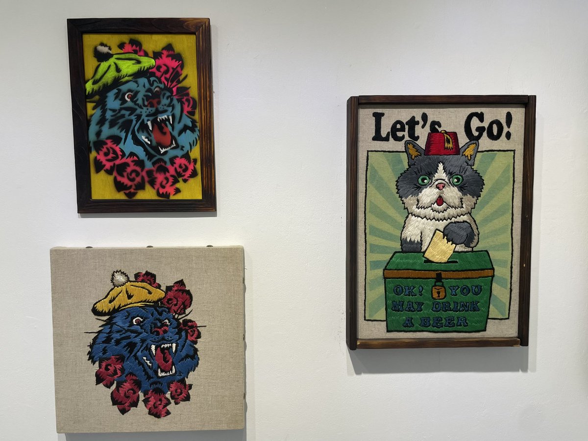 yokoi_10's tweet photo. グループ展『PAST << NOW』

���制作から10年以上が経過した2013年以前の作品のみを展示”という面白いコンセプト…作風の変化などなど新たな楽しみ方！

①#高木耕一郎 さん
②#濱口健 さん
③#ヒロ杉山 さん
④#snAwk さん

♨️
#現代アート #art  #contemporary https://t.co/3bwGsa2ILB