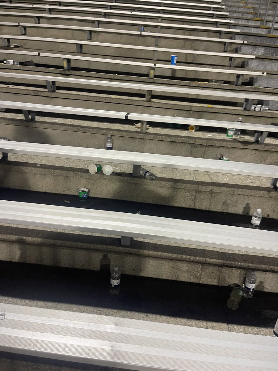 Chieftains great dub tonight over the rats and thank you to everyone who showed up‼️ But next week make sure you’re picking up your trash after the game, this is unacceptable.