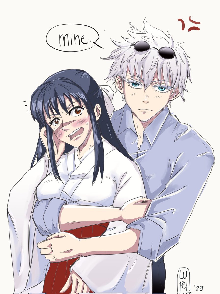 LuciaF2208's tweet photo. jealous #Gojo
 #JujutsuKaisen    #gouta
#呪術廻戦    #呪術廻戦ファンアート
#五歌 #五条悟 #庵歌姫 #gojohime https://t.co/4s5lV3Vkrk
