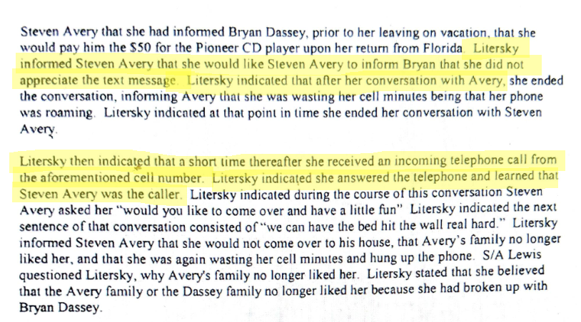 Jynxthinx's tweet photo. @CandaceOwensPod Lets Talk about this @shawnrech @bsinwisc @dailywireplus Litersky who Says Steven Called her asking for sex on the 30th. You do realize that she says she got a call from Stevens CELL. Which is Not corroborated by those Records. No calls with Marie around 8pm. #Factbender #Facts https://t.co/Dyz2nRA0hM