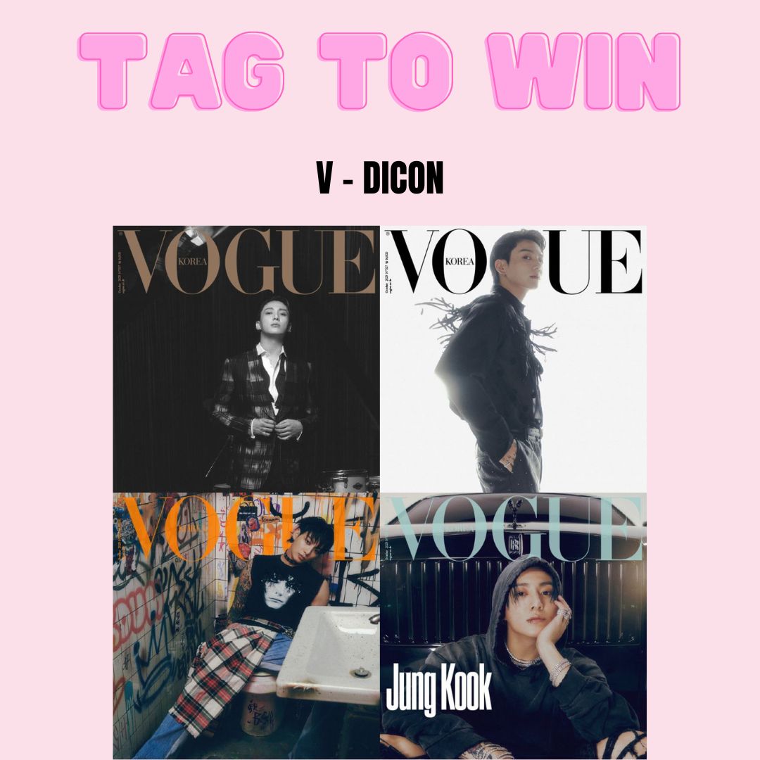 JUNGKOOK Vogue Magazine Giveaway🎁     

WIN JUNGKOOK Vogue Magazine for YOU + YOUR FRIEND     
20 Couples = 40 Winners        

1. FOLLOW <a href="/cokodive/">cokodive</a>
2. TAG a friend under this photo    
3. Both YOU + YOUR FRIEND must follow <a href="/cokodive/">cokodive</a>
4. RT this Post!        

You can JUNGKOOK