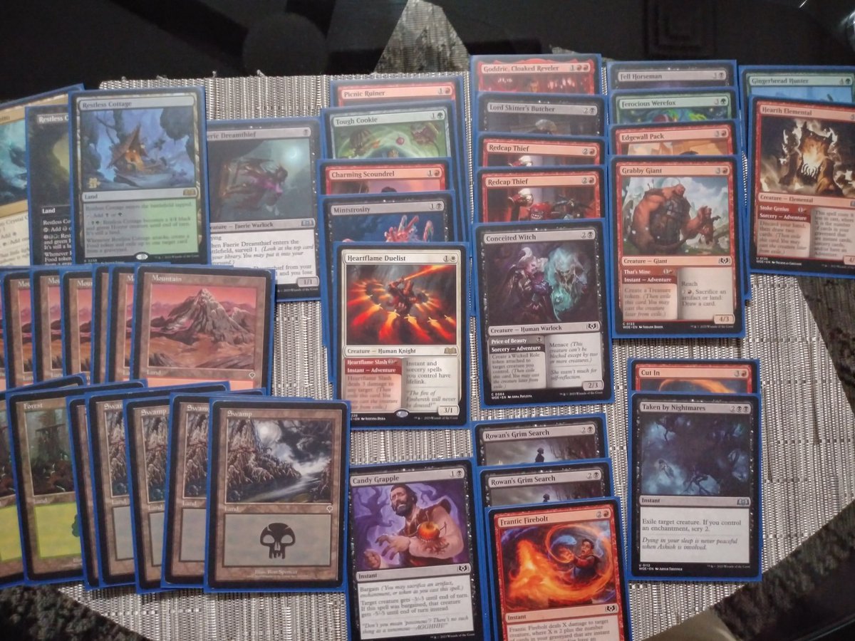 Went 3-0 at the <a href="/CMDRsealed/">Commander Sealed is coming back Sept '26</a> WOE Sealed event to remain lifetime undefeated in the format. Carried by x2 Restless Cottage and Goddric. Hyped for the main event tomorrow but I have spewed my luck