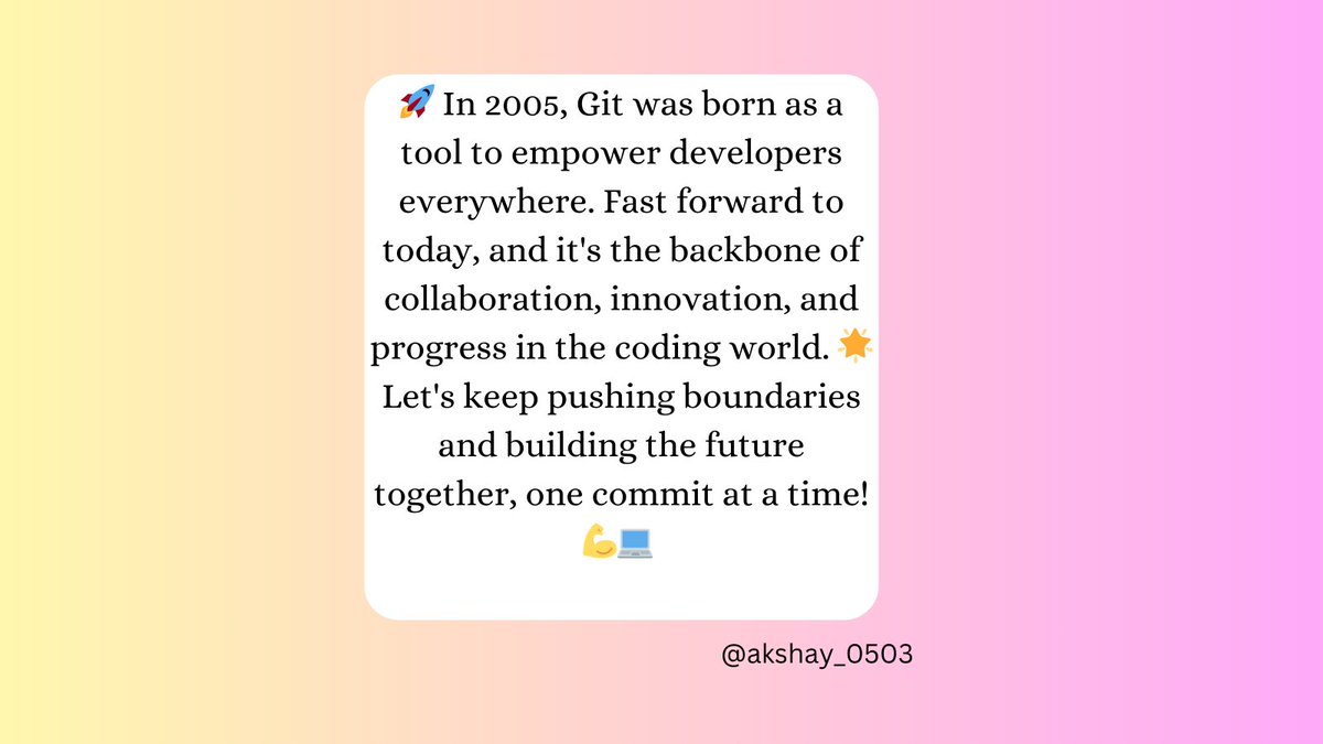akshay_0503's tweet photo. #GitRevolution #DeveloperLife #CodingCommunity #opensoure #buildinpublic https://t.co/C4ZwMQdp86