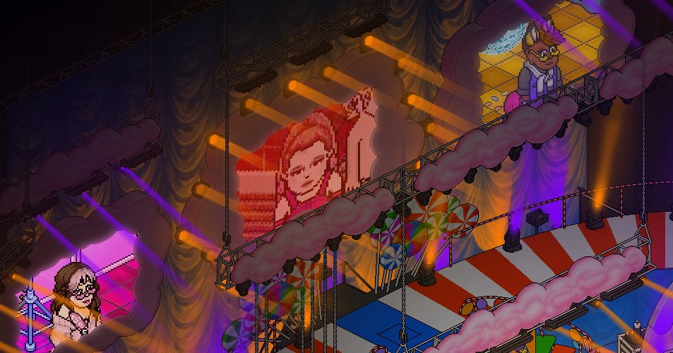 BismeHB's tweet image. Eu apareci no telão da @HabSeawood 🤩 que icônico!! #CDTHabblet 🍭✨