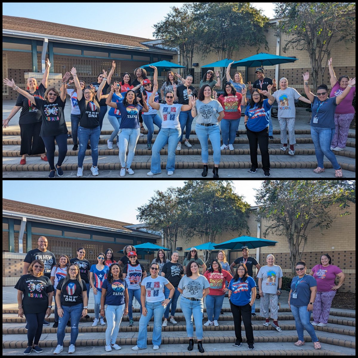 We are excited to kick off Hispanic Heritage Month at the Woods! We are Stallion Strong! 🐎💪🎊
¡Estamos emocionados de iniciar el Mes de la Herencia Hispana en The Woods!  ¡Somos Sementales Fuertes!