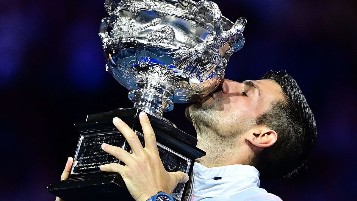 DjokovicFan_'s tweet photo. In 2022, Novak Djokovic was deported from Australia and prevented from entering the US.

In 2023, Novak Djokovic went 24-0 combined in Australia and US and won four titles.

Poetic. https://t.co/i7QJaLfiA3