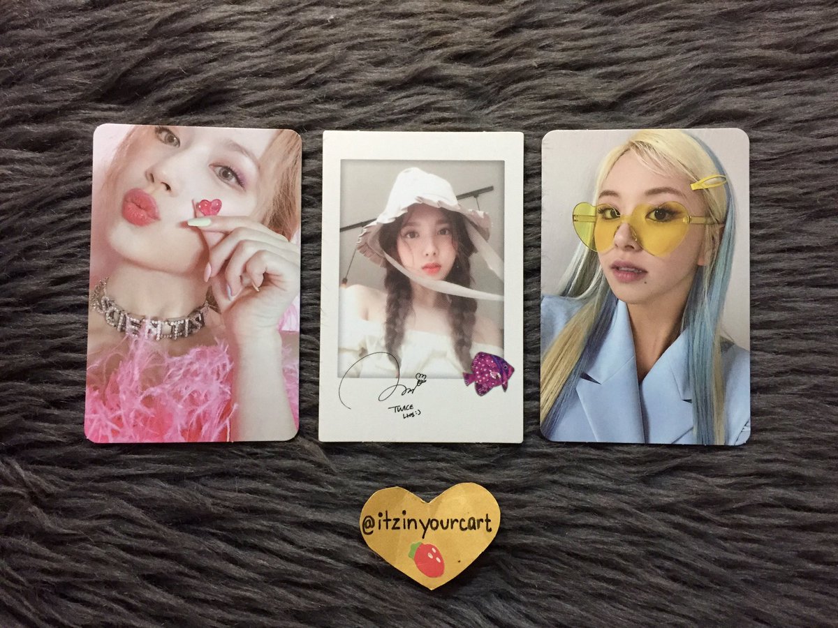 itzinyourcart's tweet photo. Wts/lfb
SUPER SALE!
Twice pc set
450
All in good condition
comment ‘mine’ to claim
Mod:sco
Mop:g/cash
Tags: twice nayeon chaeyoung sana chae noot noot specs polaroid ttg twicetagram ph https://t.co/K3A1I01i1X