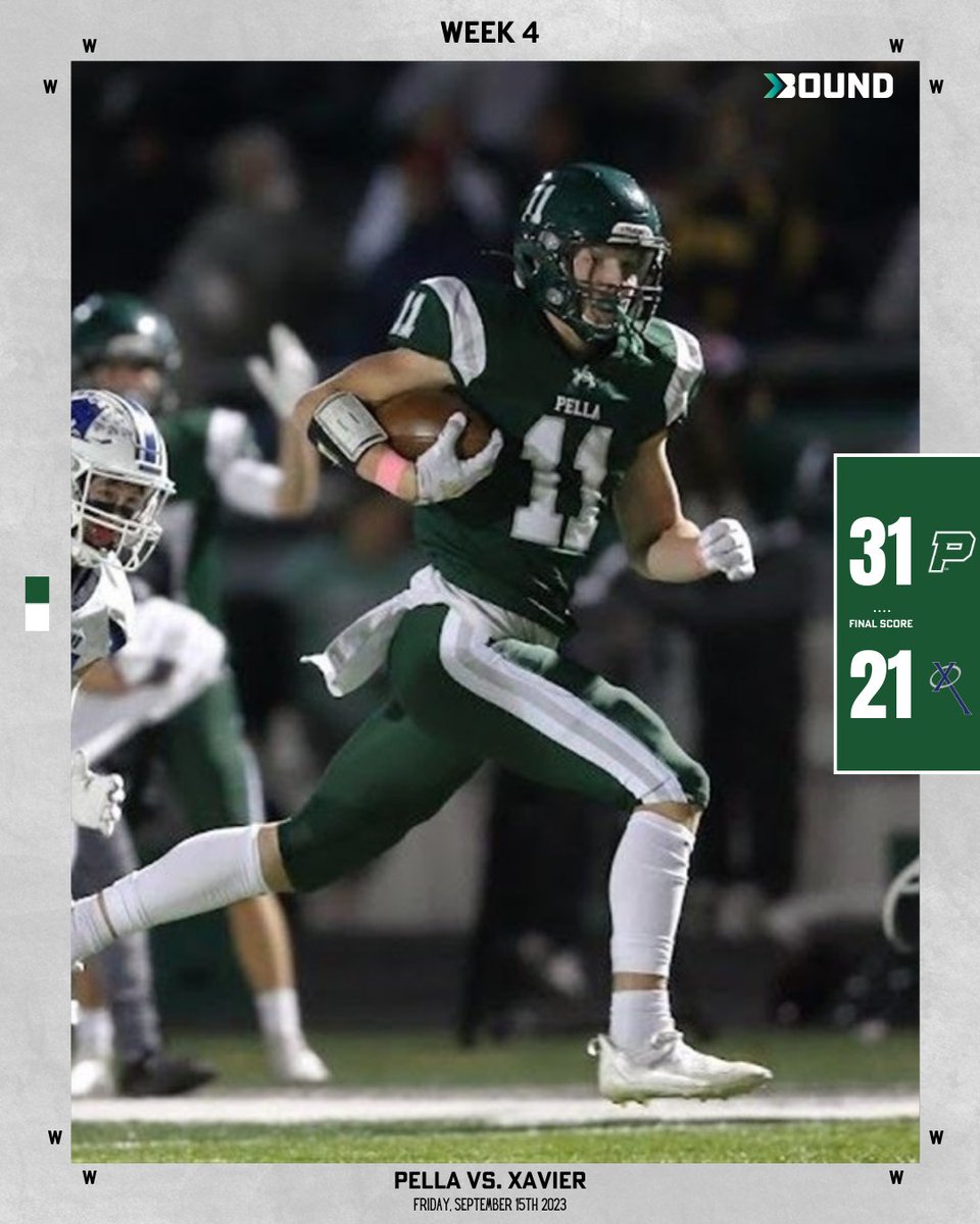 Bound_IA's tweet photo. PELLA IS BACK FOLKS!

The Dutch get ahead early and never look back in HUGE upset win over Xavier!

#iahsfb #ihsaa https://t.co/jMdYLWbQJx