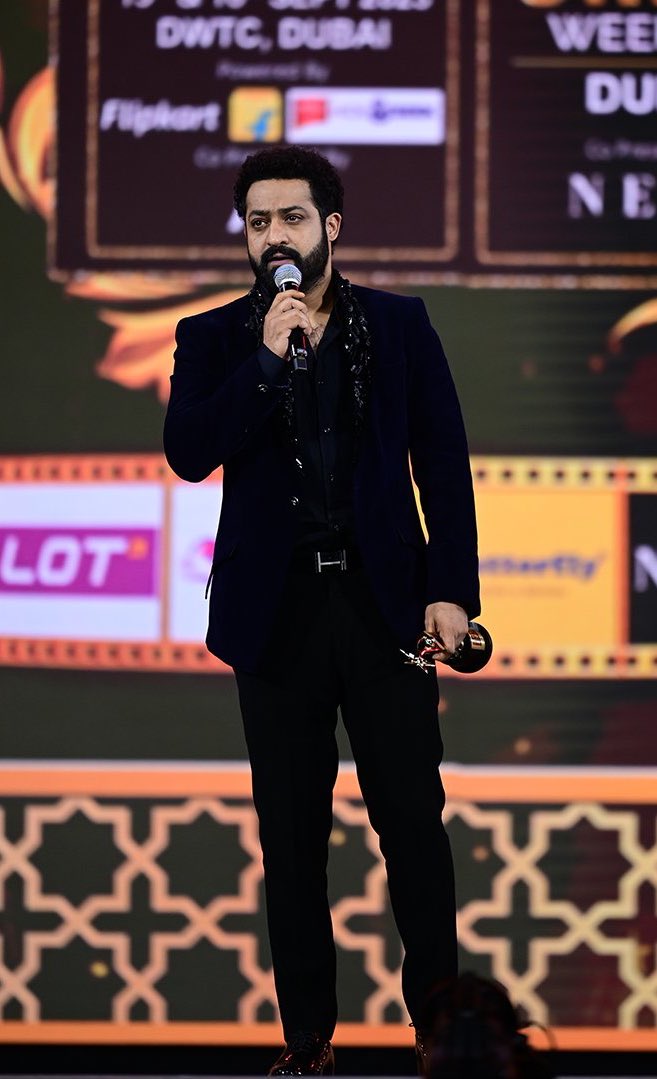 SIIMA2022: 
Best Actor N T Rama Rao :)❤‍🩹💥🤩
@tarak9999 
#Devara
#ManOfMassesNTR