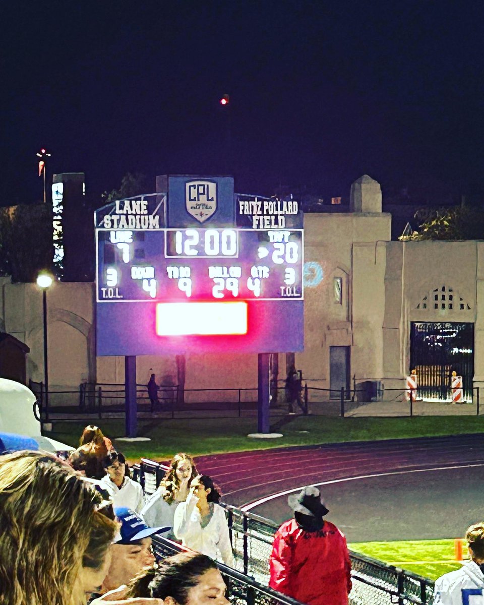 Final score from Lane Stadium. The Eagles of Taft beat the Champions 20-7! #wareagle #righttheship #tafttrenchdawgs