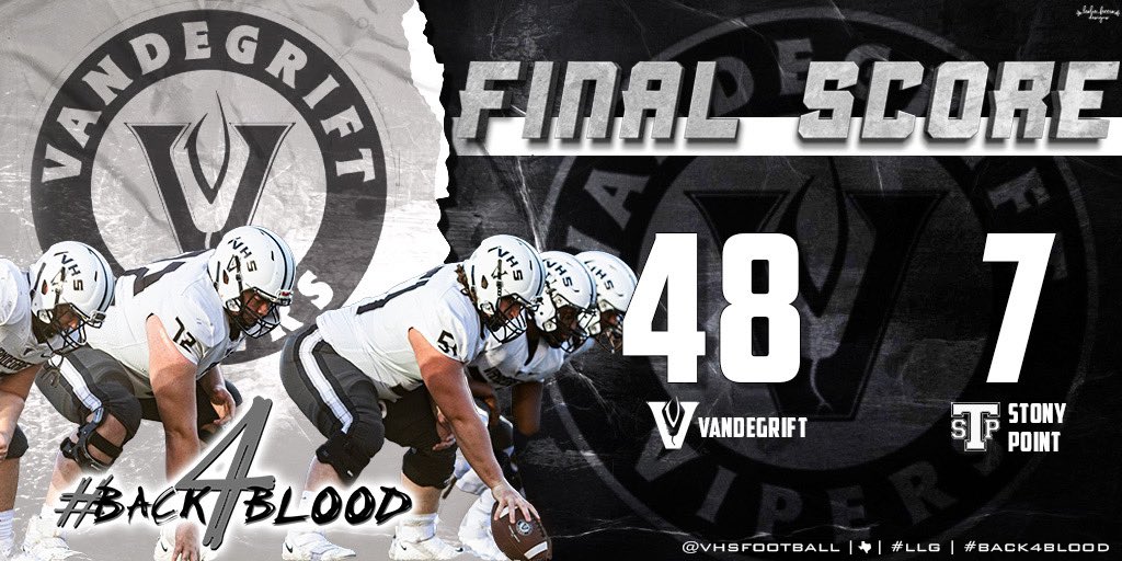 VHSFootball's tweet image. Another road win!! #ontothenextone #BACK4BLOOD