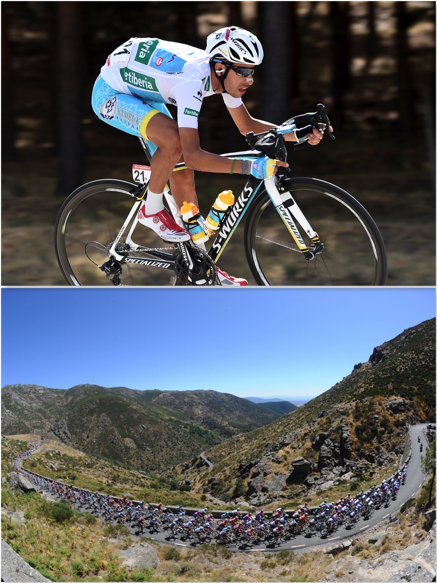 The foothills of the Sierra de Guadarrama await La Vuelta today - Fabio Aru raced over them to 'steal' the race from Tom Dumoulin in 2015...