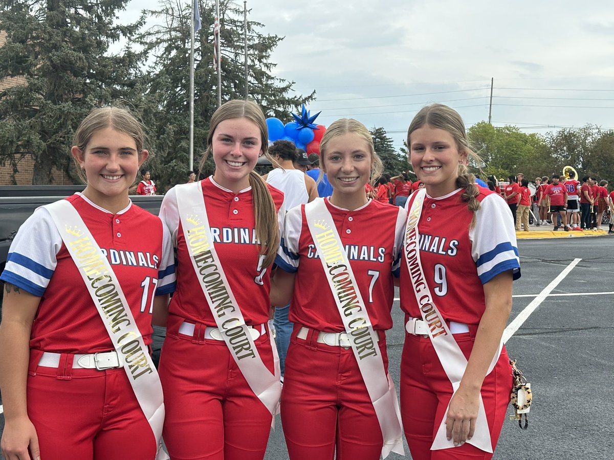 We are super proud of our four seniors for making homecoming court! Great leaders on and off the field!!
