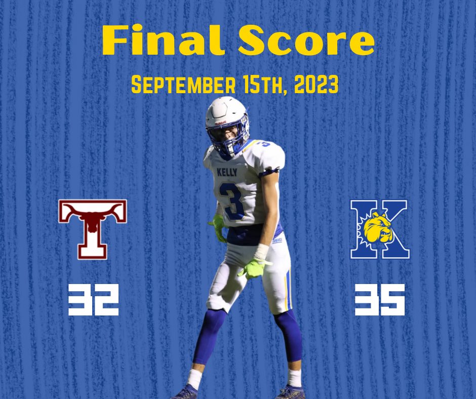 Your Kelly Bulldogs extend their win streak to 3 with a dramatic win over Tarkington!
