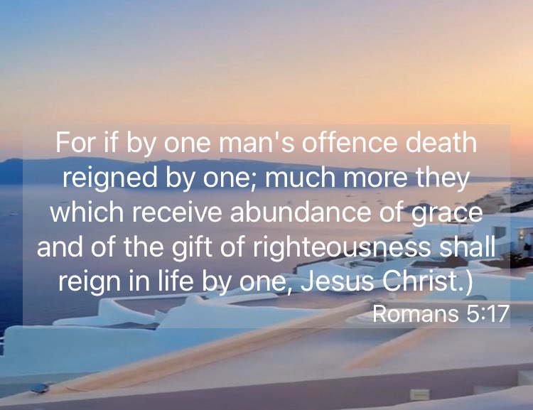Hellenistic16's tweet photo. Today’s verse 

Romans 5:17….,, https://t.co/38d1hOu0OG