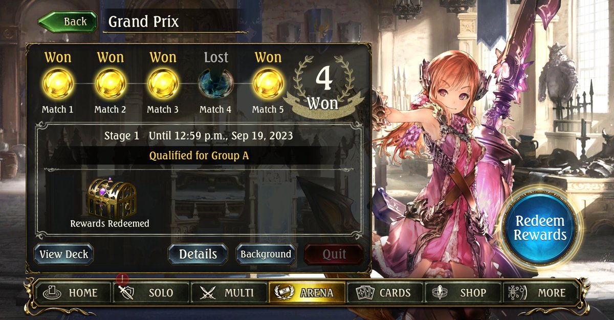 jesh__35's tweet photo. 4-1 Heroes of Rivenbrandt Take 2 Tactics GP
Stage 1 
Portal (token)

opps were 
g1-portal
g2-rune
g3-shadow
g4-shadow
g5-sword

i never played radiel in 5 games https://t.co/t1lBIb4dC4