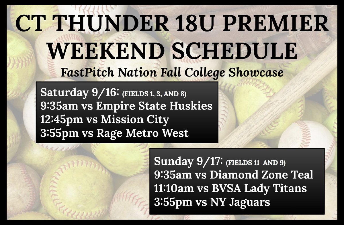 Showcase #2 with my new team! Here’s the schedule