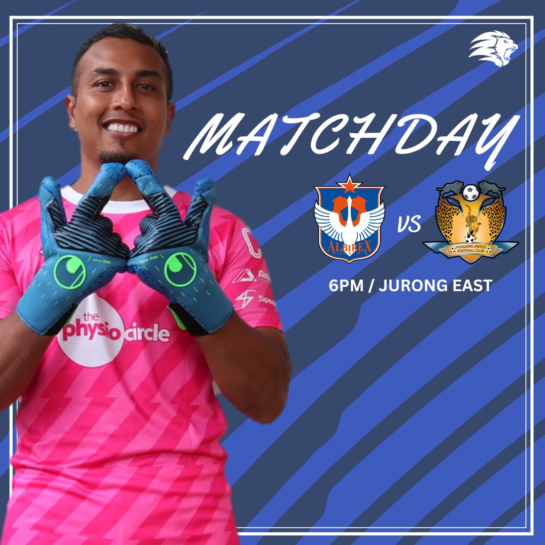 HougangUnited's tweet photo. 🔵 Matchday!

🆚 @ALB_S_FC 
🏟️ Jurong East Stadium
🏆 @SGPremierLeague 
⏱️ 6pm
📺 Watch LIVE on @SGPremierLeague YouTube, Singtel Ch 111, Starhub Ch 202 and Mediacorp meWATCH

#HGFC #1H1H #SPL #ALBHOU https://t.co/mPIYC9ubCt