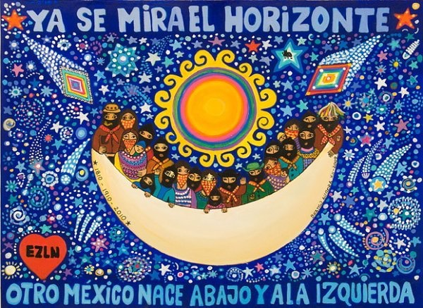 "Llegó la hora de arriesgarse otra vez y dar un paso peligroso pero que vale la pena" #EZLN 2005