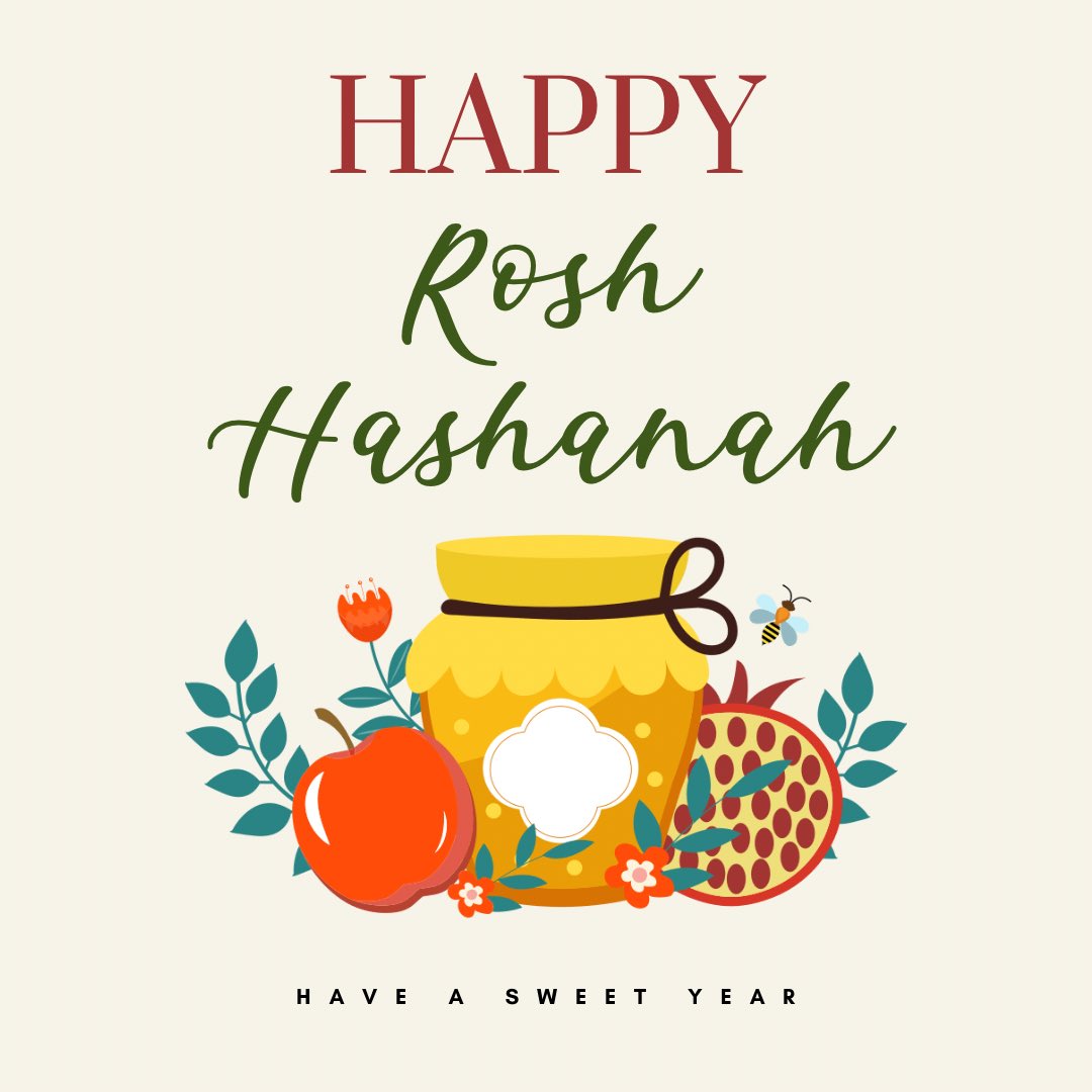 Wishing all who celebrate Rosh Hashanah a good year! Shanah Tova 🎊