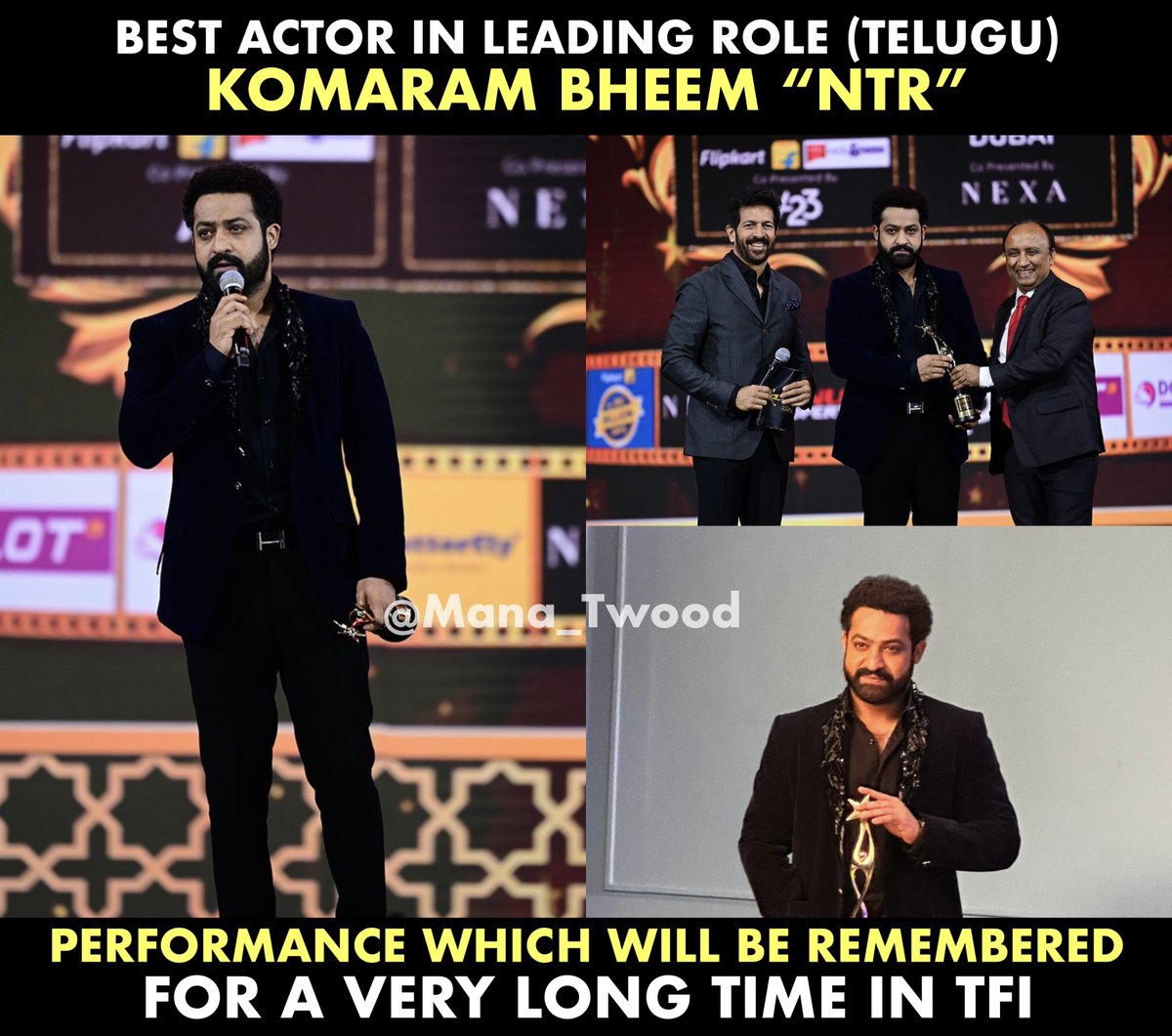 Jr NTR - SIIMA BEST ACTOR  .. 

#SIIMA2023inDubai  #SIIMA2023