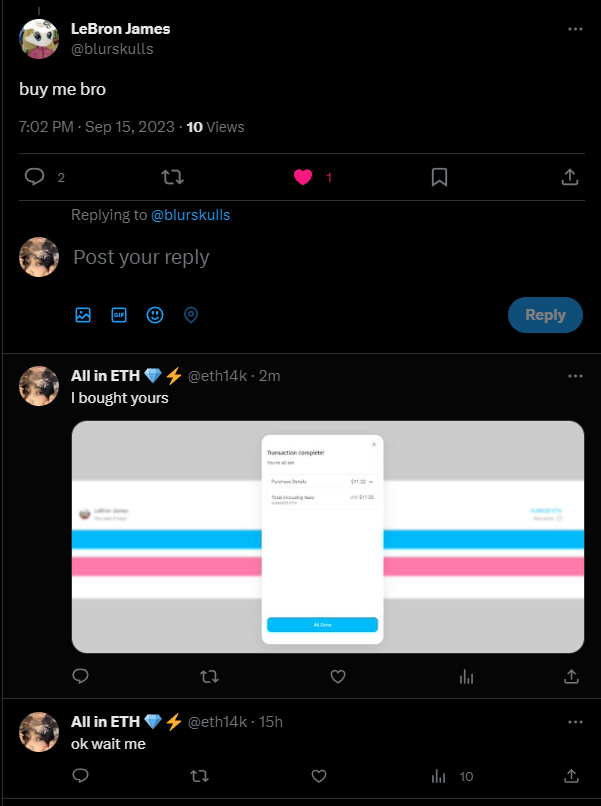 eth14k's tweet photo. Just like, retweet + reply your key of @friendtech with "All in ETH 💎⚡️" 

I will bouhgt all

#BLYC #friendtech https://t.co/OOUiMpftZu