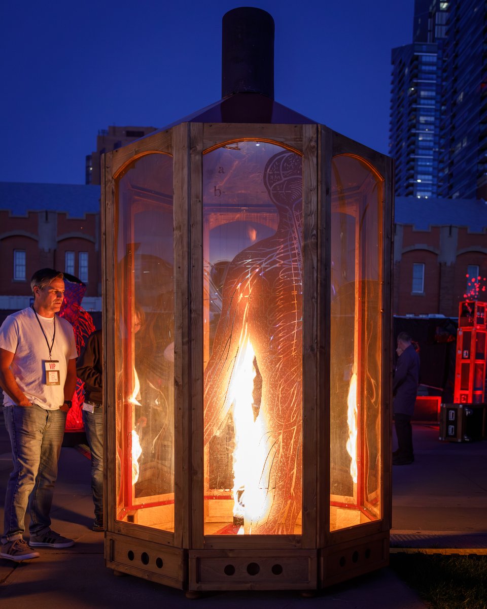 #Beakerhead is here &amp; <a href="/walktheplank/">Walk the Plank</a>'s BODY is LIT — LIT-erally 🎇 Explore 6 body zones with lights, sound &amp; fire at Millennium Park in #YYC!

🧠 Fri, Sept 15: on NOW until midnight
🧠 Sat, Sept 16: 8:00 p.m. to midnight
🧠 Sun, Sept 17: 8:00 p.m. to 11:00 p.m.

📸: @NeilMcElmon
