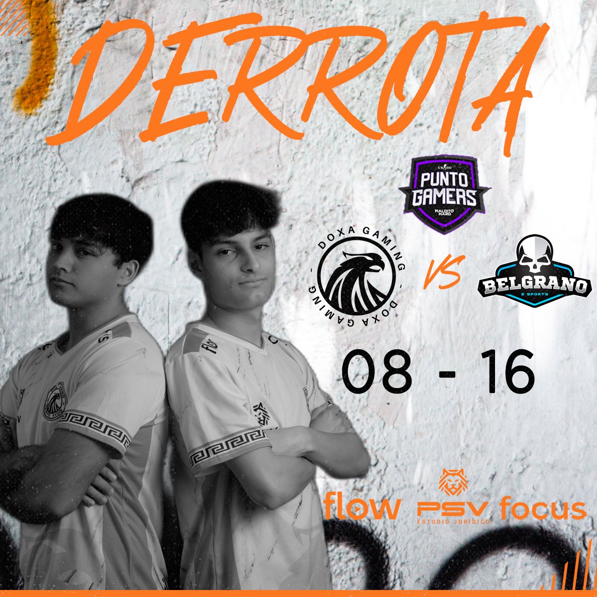 Caímos contra <a href="/CABesportsok/">Belgrano Esports</a>  en una partida complicada, y se terminó nuestro camino por el torneo de punto gamers😥
Les damos las gracias a nuestros jugadores por todo este camino y a seguir creciendo .
#vamosdoxa🧡🖤#CopaPuntoGamers🏆