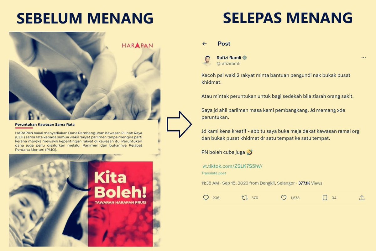 Kalau ada FORMULA untuk dijadikan UBAT bagi menghilangkan penyakit PELUPA, saya syorkan beri kepada YB Menteri Ekonomi.

PMx pun boleh cuba juga.

p/s YB Menteri <a href="/rafiziramli/">Rafizi Ramli</a> buatlah kerja Menteri, bukan kerja Pengarah JKOM.

#PHPerluDiingatkan
#AllahSelamatkanMalaysia 🇲🇾🇲🇾