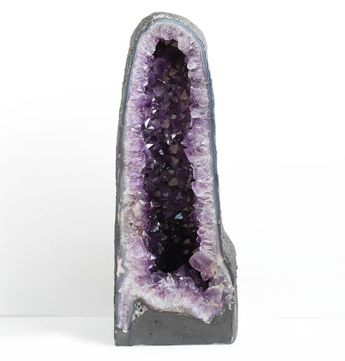 ⭐Orihです お値下げ中水晶入りアメジストドーム 18Kg アメジスト ドーム ウルグアイ産 サークルジオード 原石 Amethyst