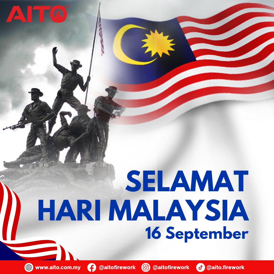 AitoFirework's tweet photo. Selamat Hari Malaysia 

#firesafety #firesafetymalaysia #firesystemsupply #firesystem #firedoorsafety #aito #aitofirework https://t.co/V31USWTvGx