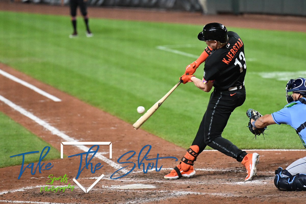 I grabbed this amazing shot of <a href="/hestonkjerstad/">Heston Kjerstad</a> ’s first MLB hit and first home run from the stands tonight! It was a bomb to right field! © Take The Shot Sports Photography, MLB.