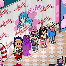 MekarHB's tweet image. - Meet &amp;amp; Greet com a @katyperry 🍬🍭
#CDTHabblet [] @HabSeawood